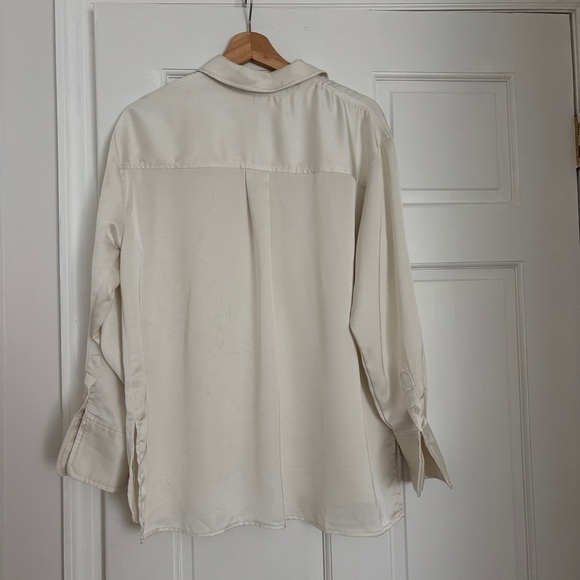 a new day Ivory Button-Up Blouse - Picture 4 of 4